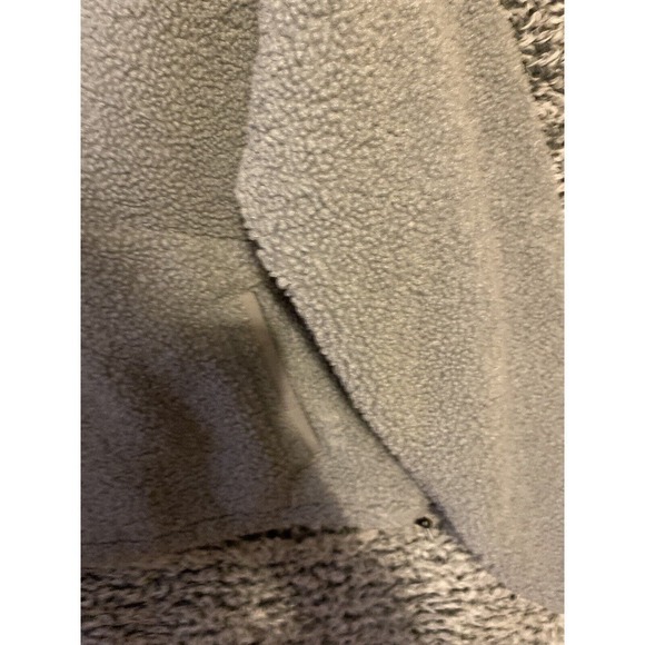 Joylab Women’s SZ Large Grey Sherpa 1/2 Zip Pullover Athletic Sweatshirt Jacket - Picture 7 of 11